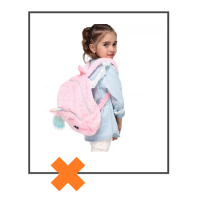 Rugtas unicorn koraal